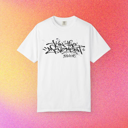 Join The Movement Tee| Street Art Back Print | Graphic T-Shirt
