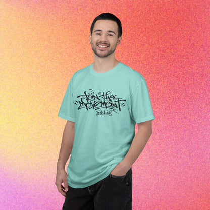 Join The Movement Tee| Street Art Back Print | Graphic T-Shirt
