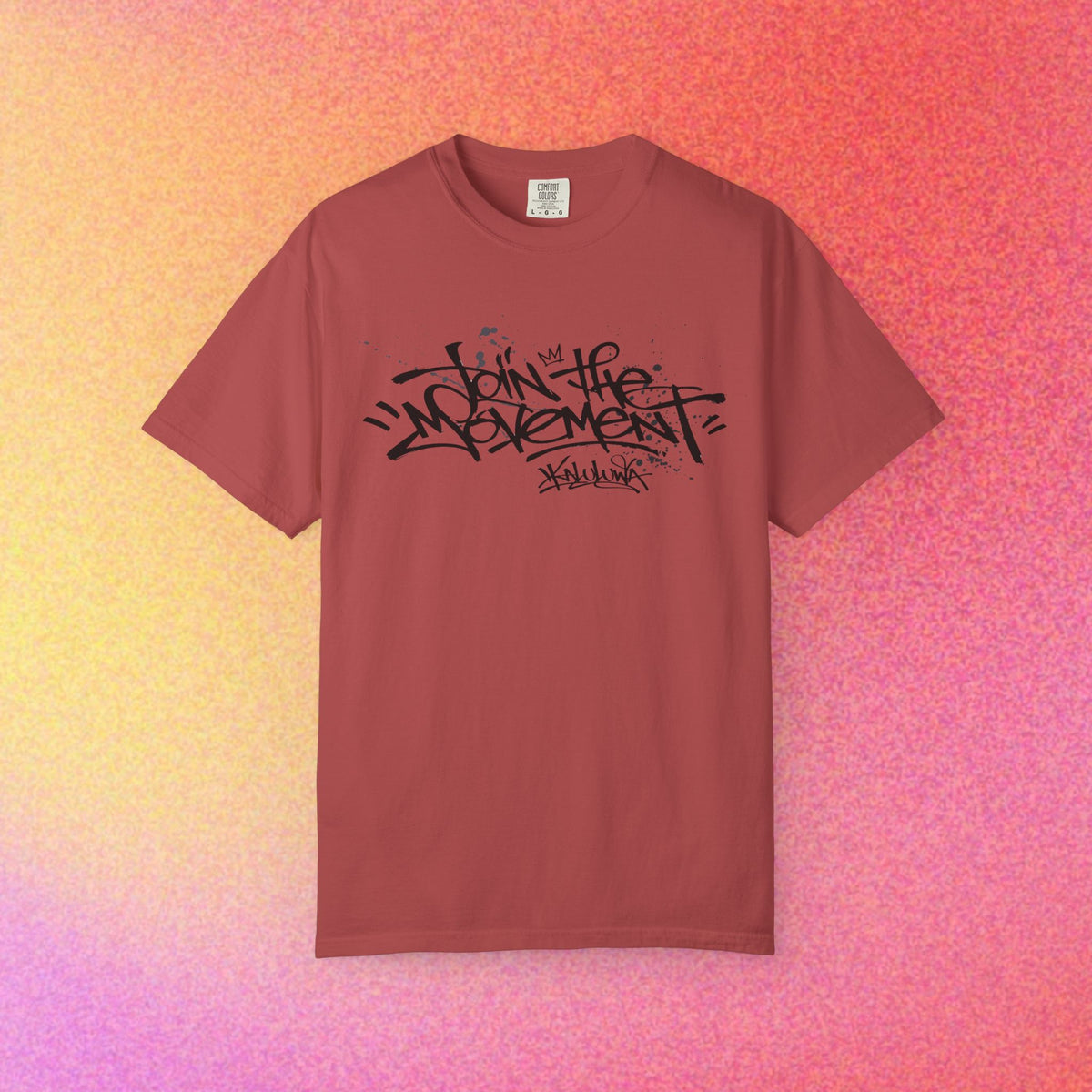 Join The Movement Tee| Street Art Back Print | Graphic T-Shirt