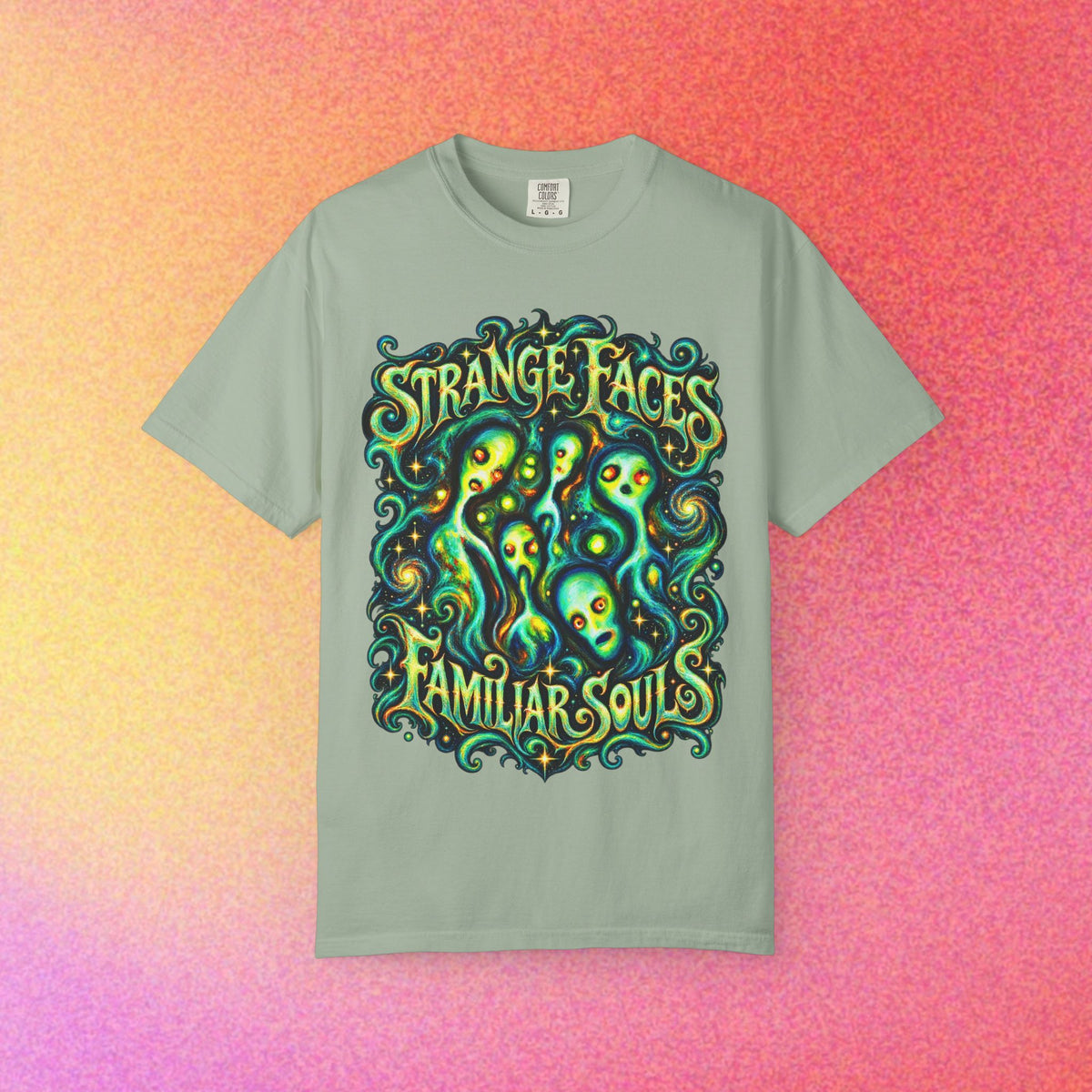 E.Tees | Expressionism Alien Faces Graphic Tee