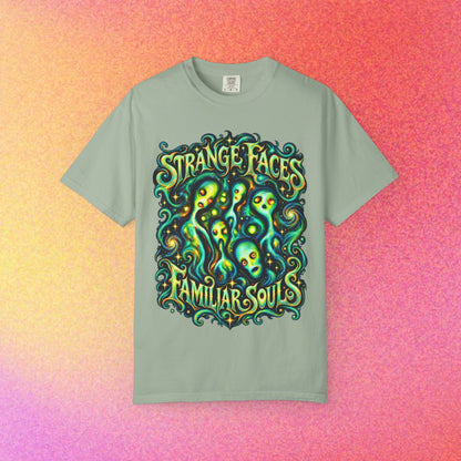 E.Tees | Expressionism Alien Faces Graphic Tee