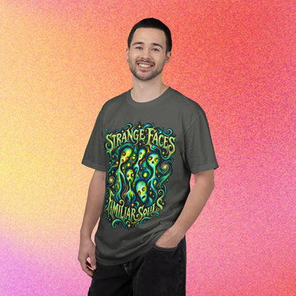 E.Tees | Expressionism Alien Faces Graphic Tee