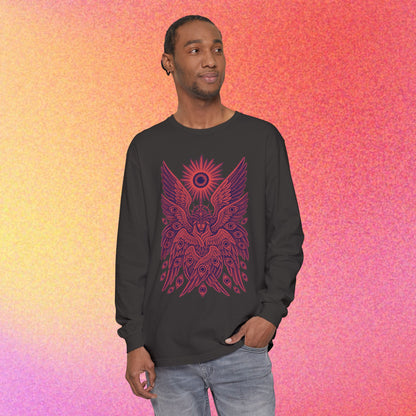 Seraphim | Biblical Angel Thorn Crown | Long Sleeve Graphic T-Shirt