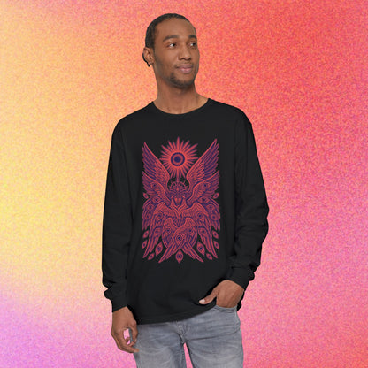 Seraphim | Biblical Angel Thorn Crown | Long Sleeve Graphic T-Shirt