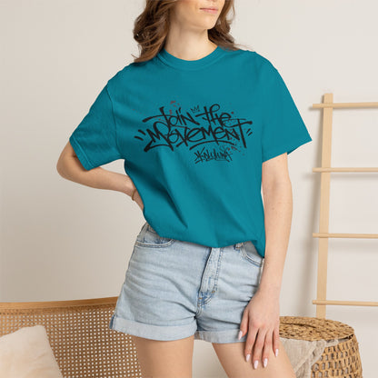 Join The Movement Tee| Street Art Back Print | Graphic T-Shirt