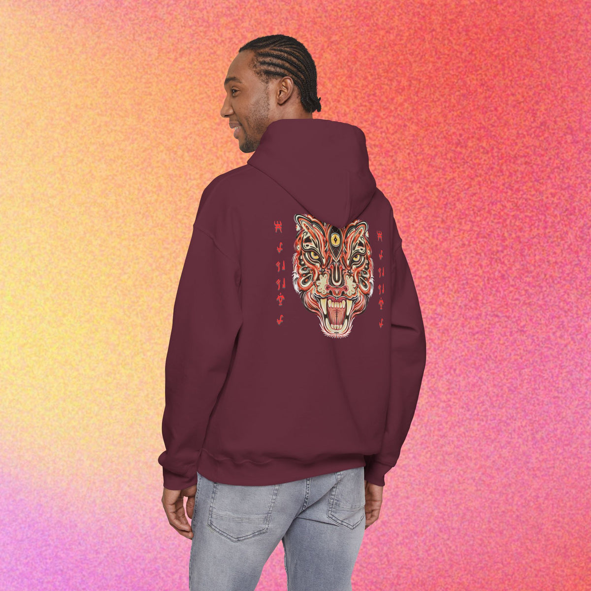 Mystical Tiger Hoodie | Will Power, Courage & Inner Strength | Spirit Animal