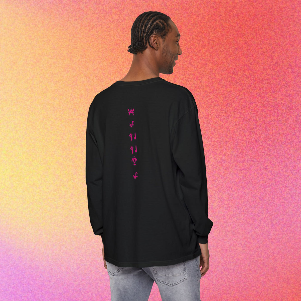 Seraphim | Biblical Angel Thorn Crown | Long Sleeve Graphic T-Shirt