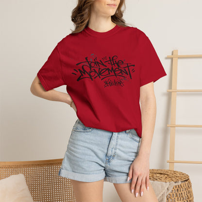 Join The Movement Tee| Street Art Back Print | Graphic T-Shirt