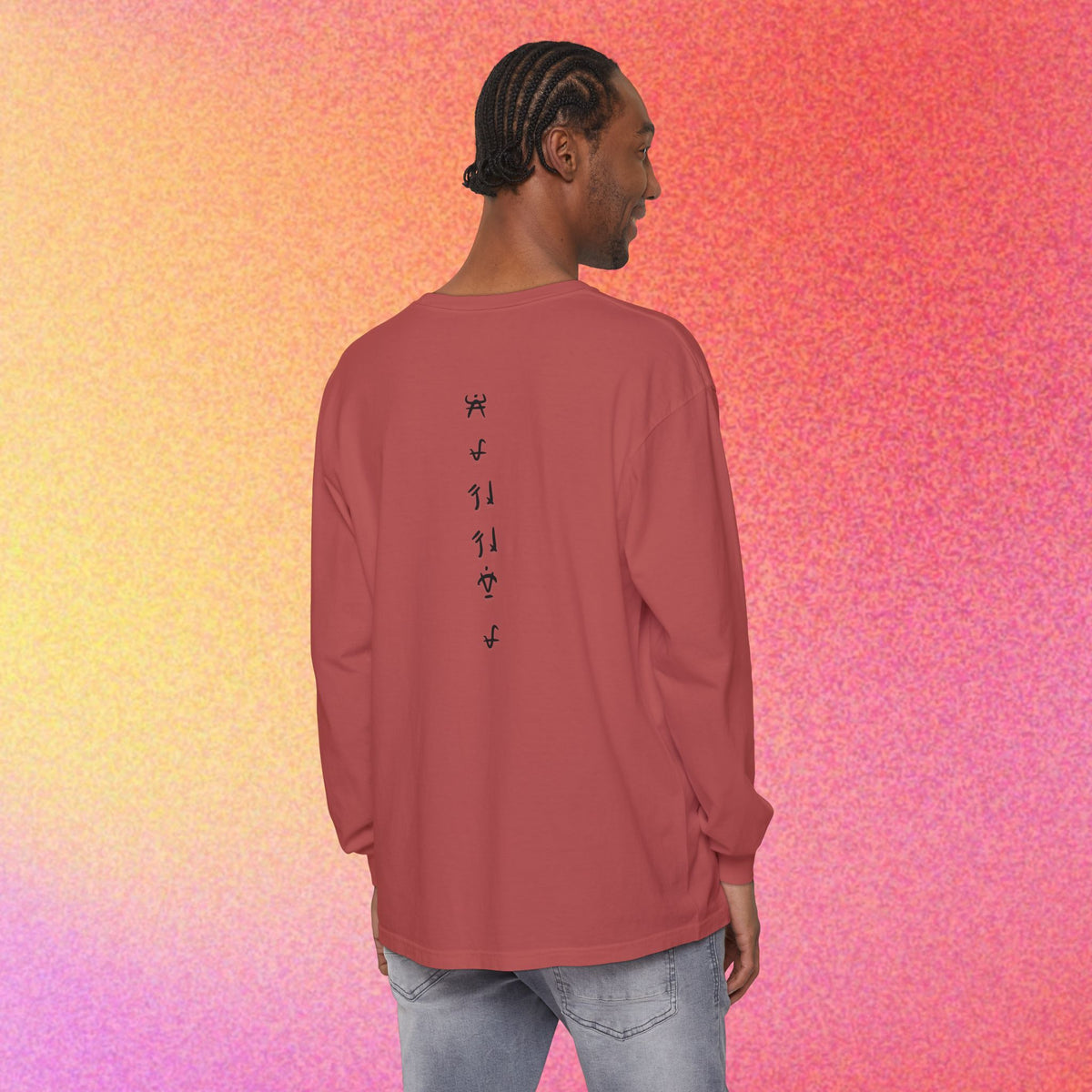 Seraphim | Biblical Angel Thorn Crown | Long Sleeve Graphic T-Shirt