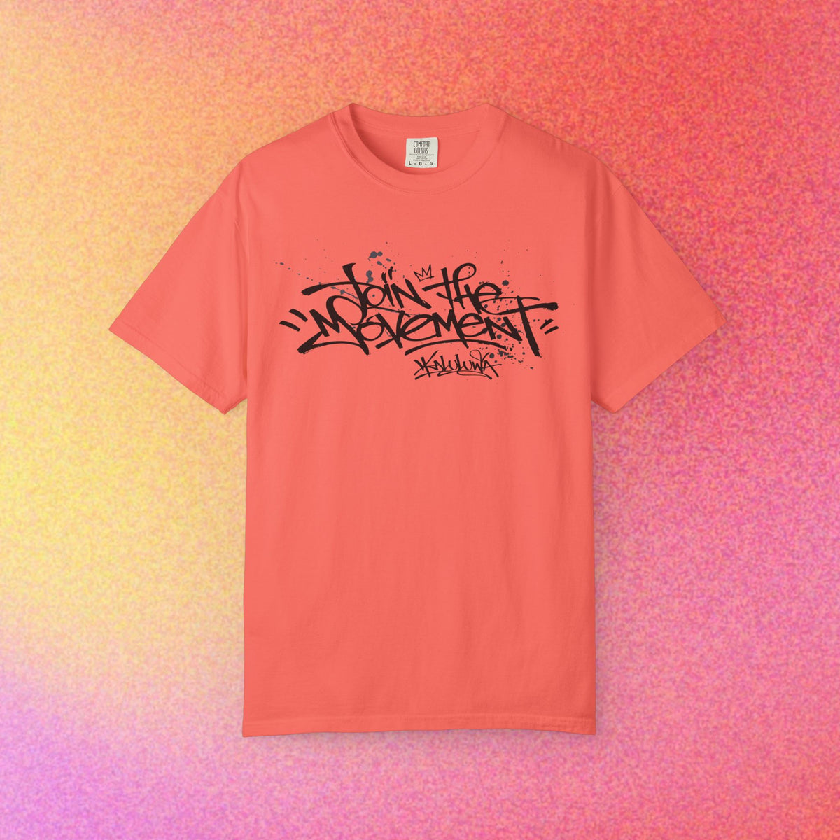 Join The Movement Tee| Street Art Back Print | Graphic T-Shirt