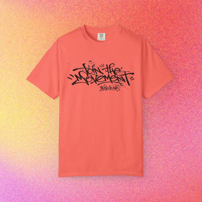 Join The Movement Tee| Street Art Back Print | Graphic T-Shirt