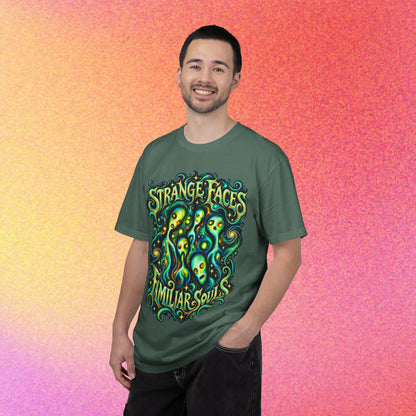E.Tees | Expressionism Alien Faces Graphic Tee