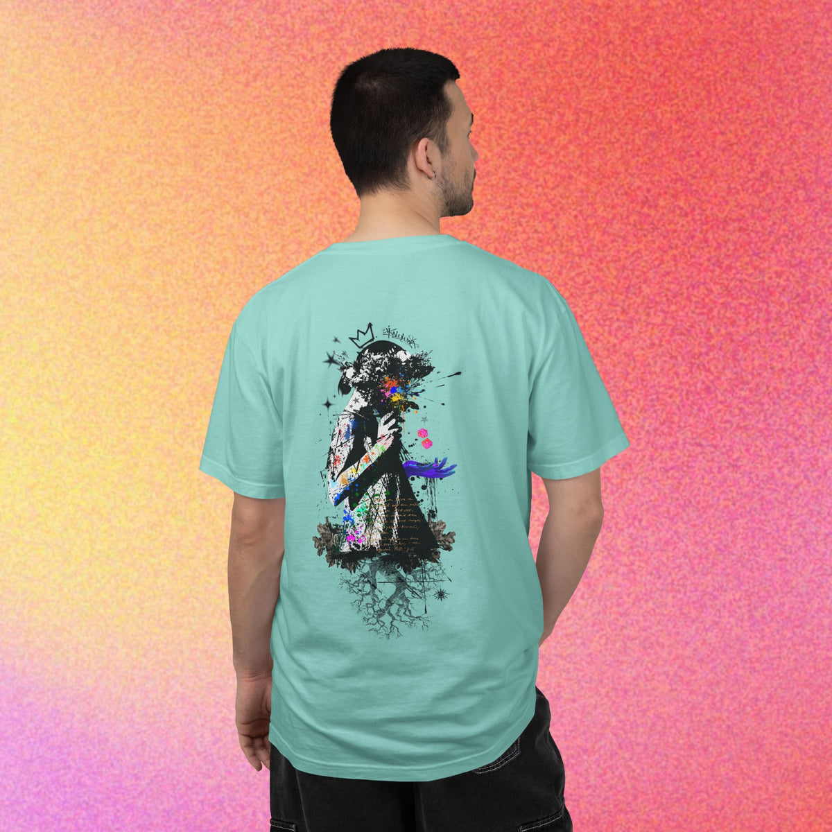 Join The Movement Tee| Street Art Back Print | Graphic T-Shirt