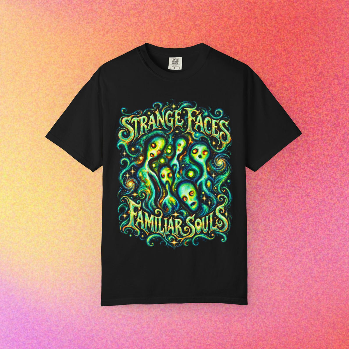 E.Tees | Expressionism Alien Faces Graphic Tee