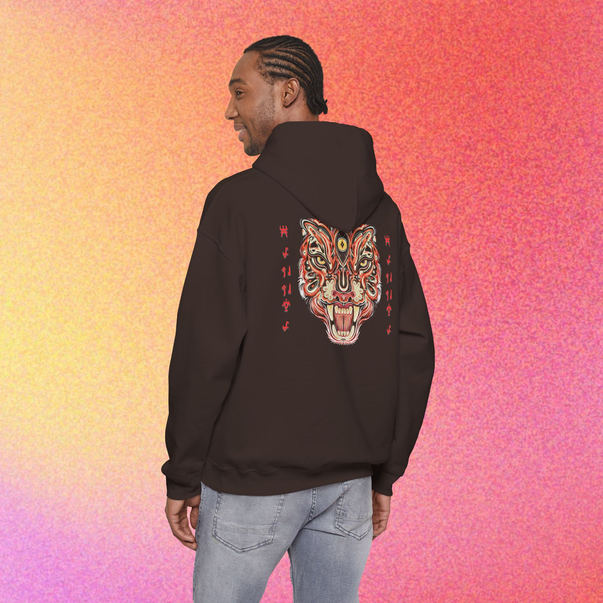 Mystical Tiger Hoodie | Will Power, Courage & Inner Strength | Spirit Animal