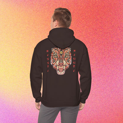 Mystical Tiger Hoodie | Will Power, Courage & Inner Strength | Spirit Animal