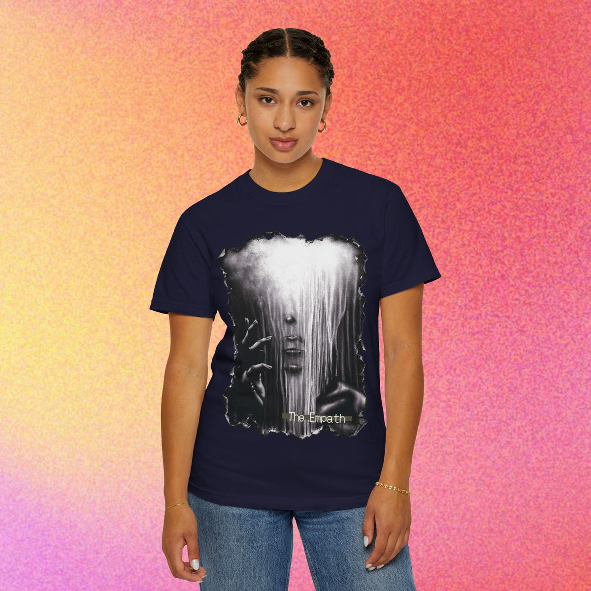 The Empath | Expressive Portrait Art Graphic Tee