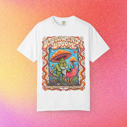 Let Your Mind Bloom | Retro Mushroom Graphic Tee