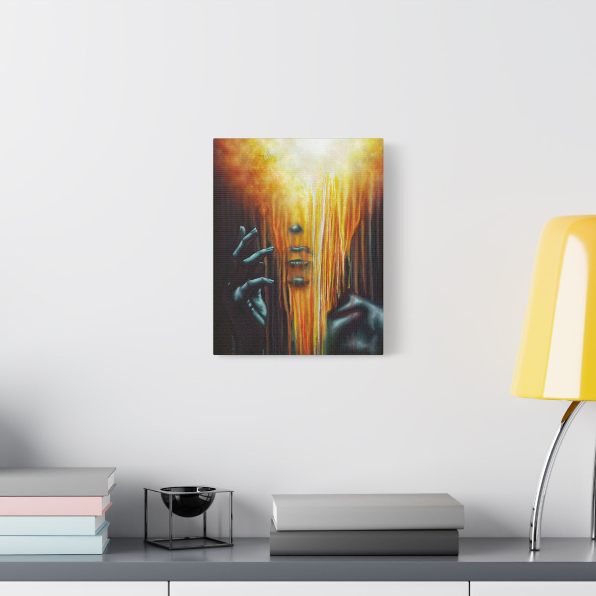 The Empath | Goth Painting Personality Type | Portrait on Matte Stretched Canvas