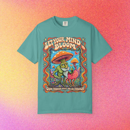 Let Your Mind Bloom | Retro Mushroom Graphic Tee