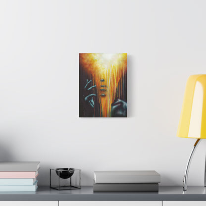 The Empath | Goth Painting Personality Type | Portrait on Matte Stretched Canvas