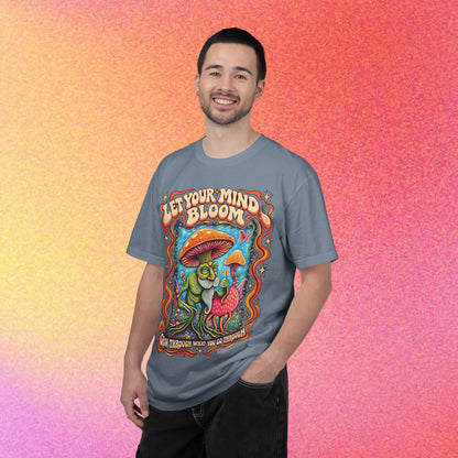 Let Your Mind Bloom | Retro Mushroom Graphic Tee