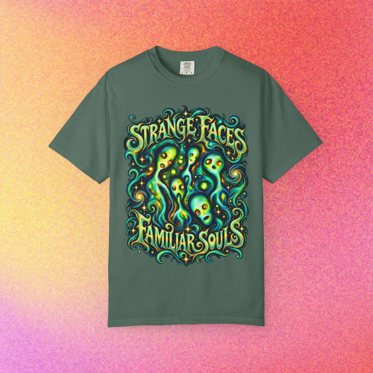 E.Tees | Expressionism Alien Faces Graphic Tee