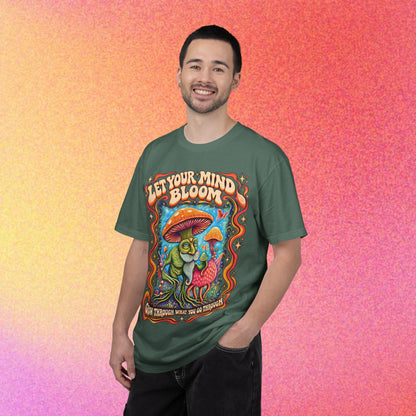 Let Your Mind Bloom | Retro Mushroom Graphic Tee
