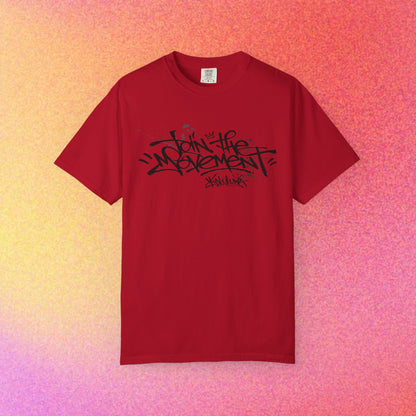 Join The Movement Tee| Street Art Back Print | Graphic T-Shirt