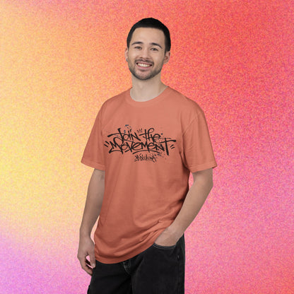Join The Movement Tee| Street Art Back Print | Graphic T-Shirt