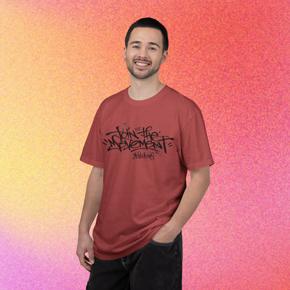 Join The Movement Tee| Street Art Back Print | Graphic T-Shirt