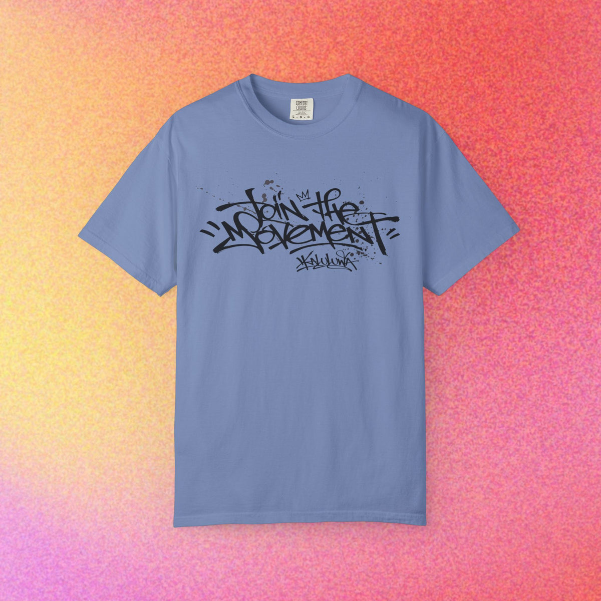 Join The Movement Tee| Street Art Back Print | Graphic T-Shirt
