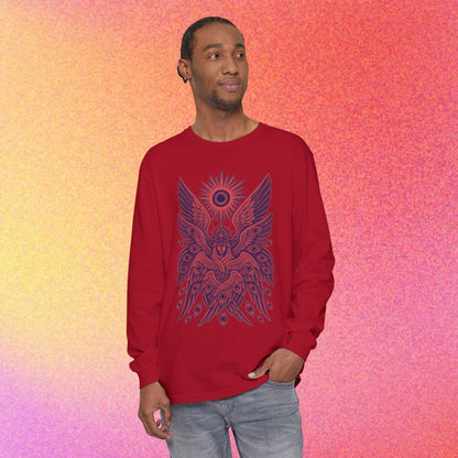 Seraphim | Biblical Angel Thorn Crown | Long Sleeve Graphic T-Shirt