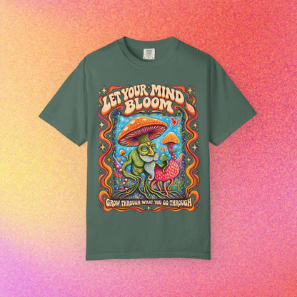 Let Your Mind Bloom | Retro Mushroom Graphic Tee