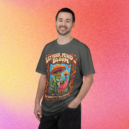 Let Your Mind Bloom | Retro Mushroom Graphic Tee