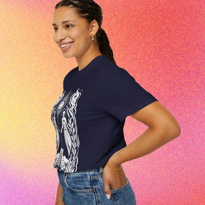 Twin Gods of Wisdom | Ancient Alien Sun & Moon Graphic Tee | Oracle Series