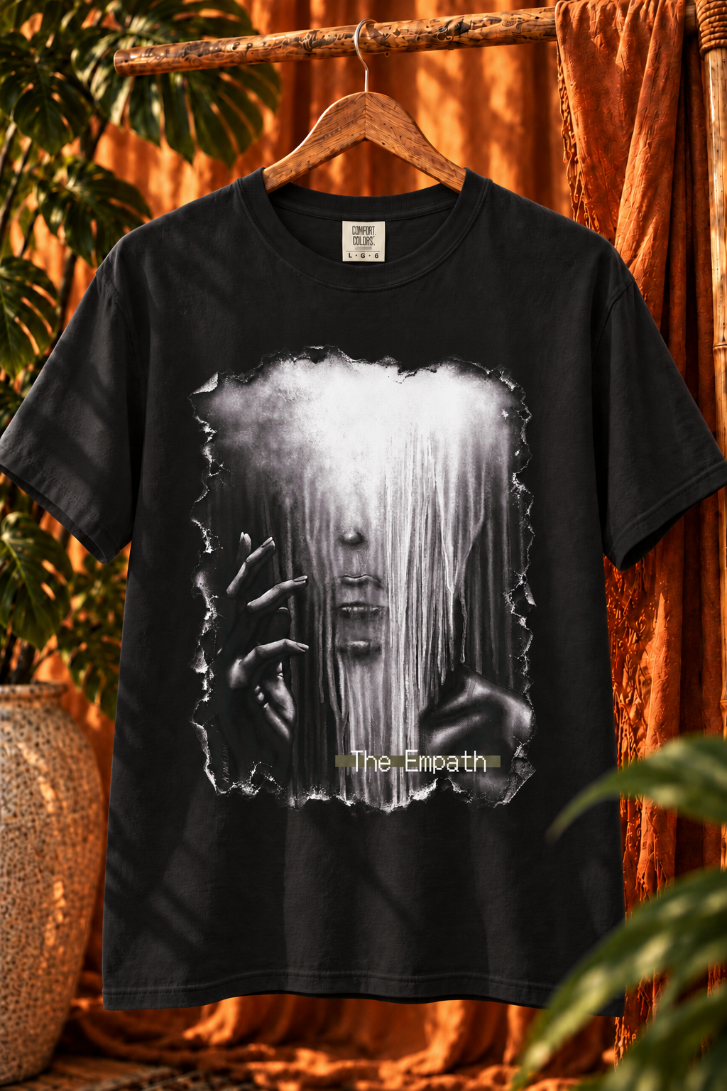 The Empath | Expressive Portrait Art Graphic Tee