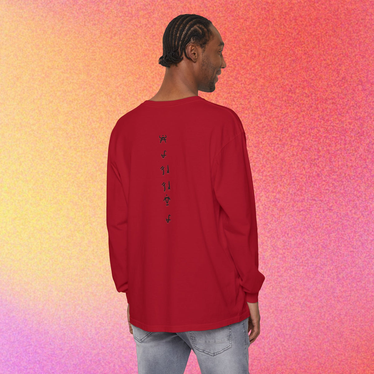 Seraphim | Biblical Angel Thorn Crown | Long Sleeve Graphic T-Shirt