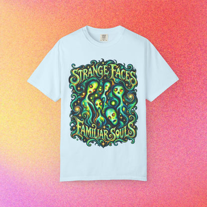 E.Tees | Expressionism Alien Faces Graphic Tee