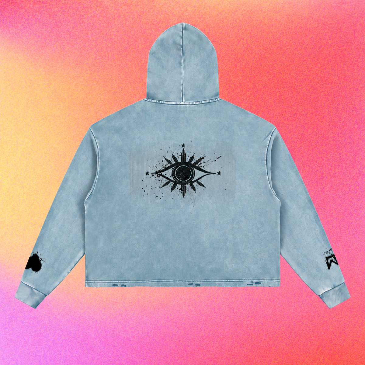 The Creator's Hoodie | Paint Splatter Vintage Washed Hoodie