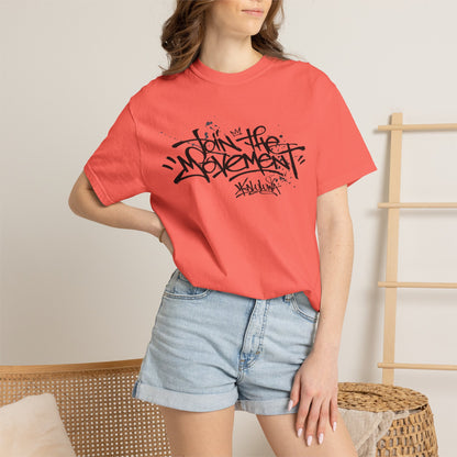 Join The Movement Tee| Street Art Back Print | Graphic T-Shirt