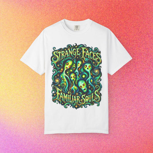 E.Tees | Expressionism Alien Faces Graphic Tee