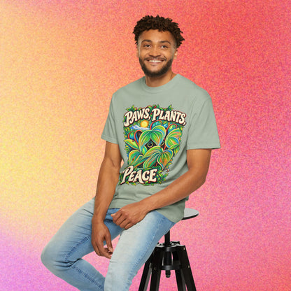 Peekabloom | Whimsical Hide & Seek Cat Graphic Tee
