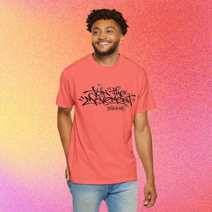 Join The Movement Tee| Street Art Back Print | Graphic T-Shirt