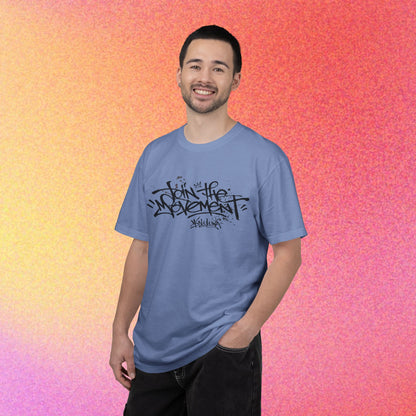 Join The Movement Tee| Street Art Back Print | Graphic T-Shirt