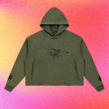 The Creator's Hoodie | Paint Splatter Vintage Washed Hoodie