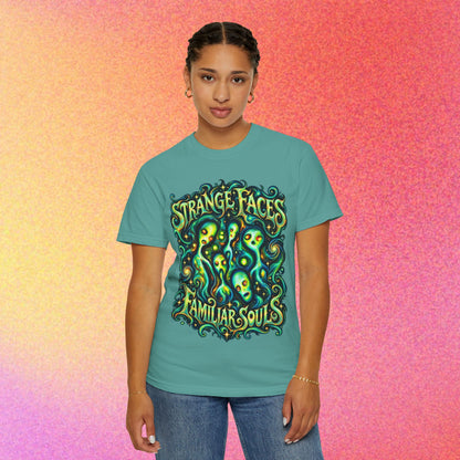 E.Tees | Expressionism Alien Faces Graphic Tee