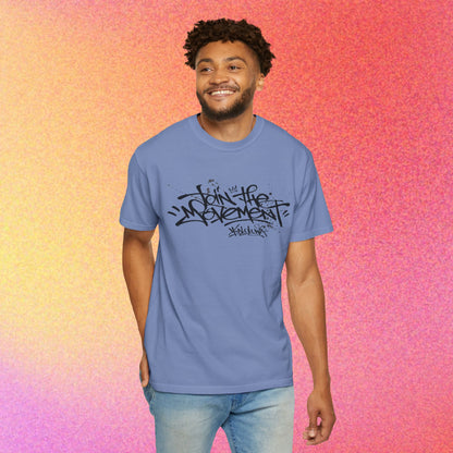 Join The Movement Tee| Street Art Back Print | Graphic T-Shirt