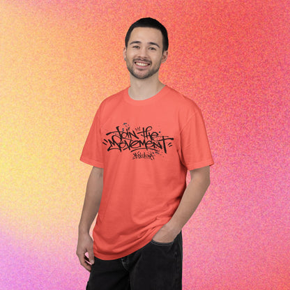 Join The Movement Tee| Street Art Back Print | Graphic T-Shirt