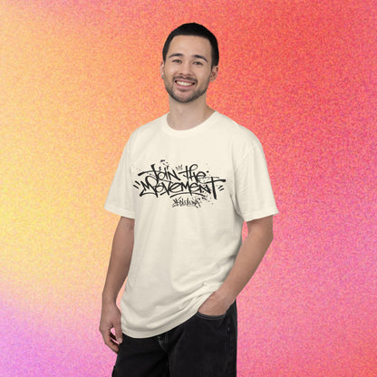 Join The Movement Tee| Street Art Back Print | Graphic T-Shirt